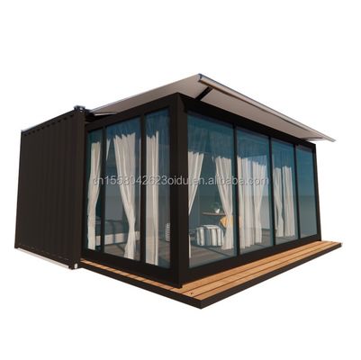 Wand 50/75/100mm Wellen Sandwich Panel Luxus Modular Portable Vorgefertigtes Containerhaus mit Toilette Modernes Hoteldesign