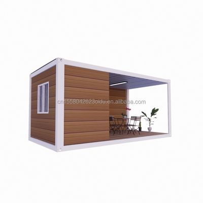 Stahlkonstruktionsrahmen geschweißt 20ft Flat Pack montiert Container Mobilhaus für Hotel Einfaches und luxuriöses Gartenhaus