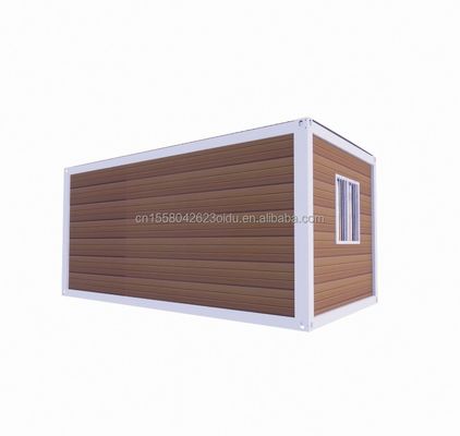 Stahlkonstruktionsrahmen geschweißt 20ft Flat Pack montiert Container Mobilhaus für Hotel Einfaches und luxuriöses Gartenhaus