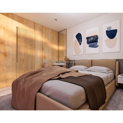 Modernes zweistöckiges Fertighaus für Büro- und Wohnzimmer im Freien aus Sandwich-Panel und galvanisiertem Stahl
