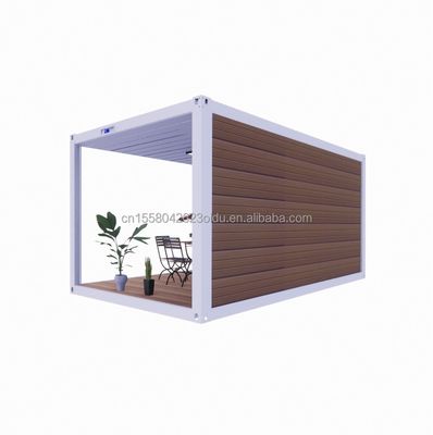 Stahlkonstruktionsrahmen geschweißt 20ft Flat Pack montiert Container Mobilhaus für Hotel Einfaches und luxuriöses Gartenhaus