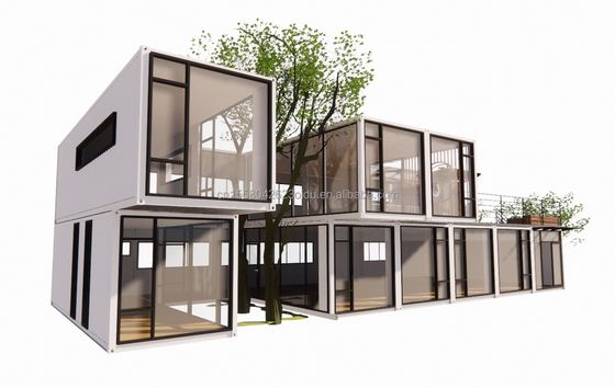 Container Mobilhaus Schulcafeteria Flachverpackung mit individueller Farbe und Gestaltung