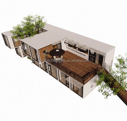 Container Mobilhaus Schulcafeteria Flachverpackung mit individueller Farbe und Gestaltung