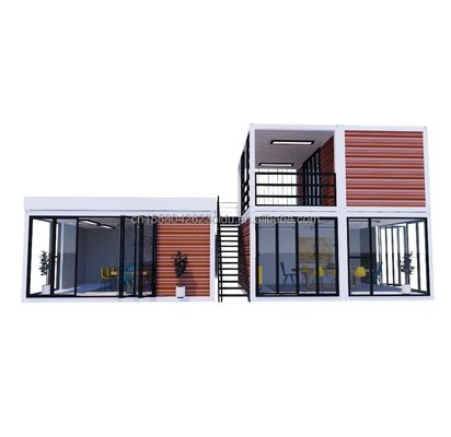 20 Fuß Portable Kiosk Modifizierte Prefab Modular Coffee Shop Versand Container Bar winziges Haus 3 Schlafzimmer für Hotel konzipiert