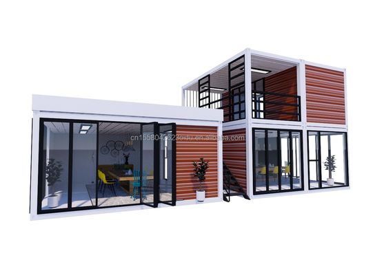 20 Fuß Portable Kiosk Modifizierte Prefab Modular Coffee Shop Versand Container Bar winziges Haus 3 Schlafzimmer für Hotel konzipiert