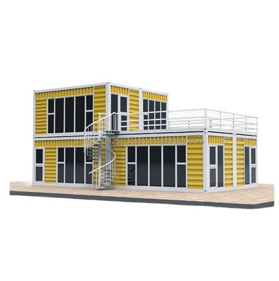 20 Fuß Portable Kiosk Modifizierte Prefab Modular Coffee Shop Versand Container Bar winziges Haus 3 Schlafzimmer für Hotel konzipiert