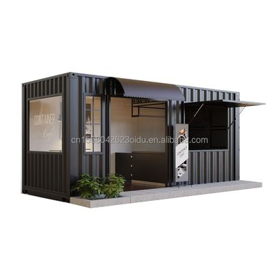 Prefab Sandwich Panel Container Restaurant 20ft 40ft Modularhaus Häuser für kundenspezifische mobile Versandbar in Cafés