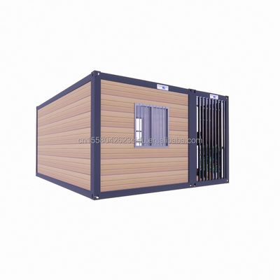 Maßgeschneiderte Farbe 20ft Holzhaus mit luxuriösen Garten Studio Flat Package Container und mobile Bar Materialien verwendet