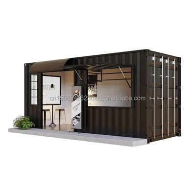 Prefab Sandwich Panel Container Restaurant 20ft 40ft Modularhaus Häuser für kundenspezifische mobile Versandbar in Cafés