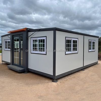 40 FT Modern Design Vorgefertigte Häuser Außenklappbares Containerhaus mit Sandwich-Panel und Fenstern aus Aluminiumlegierung