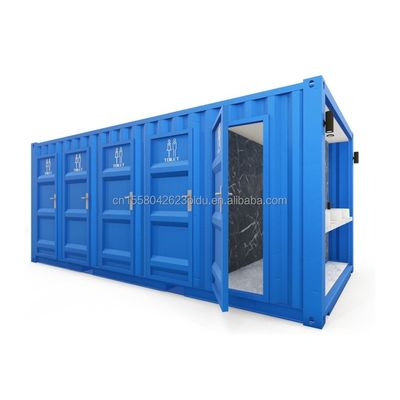 Modernes Design Flat Pack Container für die Öffentlichkeit in 20ft Mobile Trailer Badezimmer Camping und jenseits Ihrer Vorstellungskraft