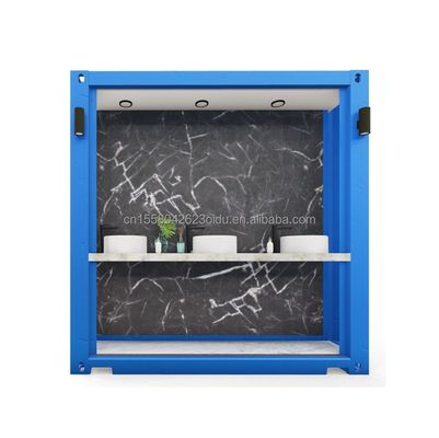 Modernes Design Flat Pack Container für die Öffentlichkeit in 20ft Mobile Trailer Badezimmer Camping und jenseits Ihrer Vorstellungskraft