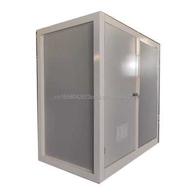 Moderne Design Vorgefertigte modulare Toiletten Portable Outdoor Flat Pack Behälter aus Stahl und Sandwich-Panel für den Laden 10FT