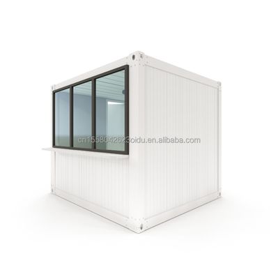 Moderne Design Vorgefertigte modulare Toiletten Portable Outdoor Flat Pack Behälter aus Stahl und Sandwich-Panel für den Laden 10FT