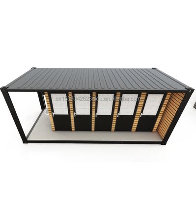 Galvanisierter Stahl biegen 180g Profabrikate Moderne Outdoor-Haus-Stahl und Sandwich-Panel Modifizierte Versandbehälter Toilettenbehälter