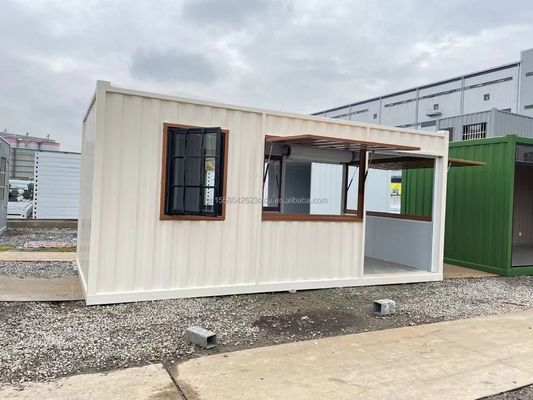 Modernes Wohnen im Freien 20ft 40ft Vorgefertigte Mobilhäuser Erweiterbare Stahl-Sandwich-Panel-Container mit individueller Farbe