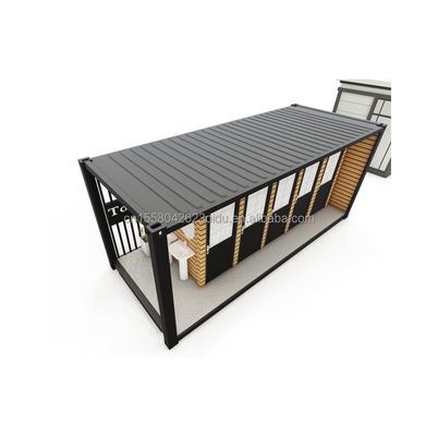 Außentoilette Modifizierte Versandcontainer Stil 20ft oder 40ft aus Stahl und Sandwich-Panel mit Aluminiumlegierung Fenstern