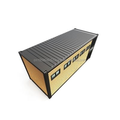 Außentoilette Modifizierte Versandcontainer Stil 20ft oder 40ft aus Stahl und Sandwich-Panel mit Aluminiumlegierung Fenstern