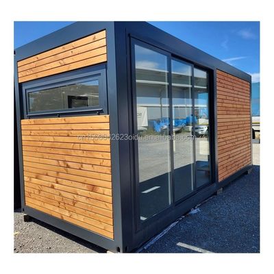 Modernes, erweiterbares Stahlrahmen, tragbares, vorgefertigtes Containerhaus mit Schlafzimmern für den Außenbereich aus Sandwich-Panel