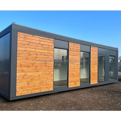 Modernes, erweiterbares Stahlrahmen, tragbares, vorgefertigtes Containerhaus mit Schlafzimmern für den Außenbereich aus Sandwich-Panel