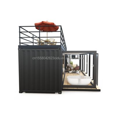 EU-CSC-zertifizierte moderne Wohnvorhergestellte Stahlkonstruktion für Paare in einem Container