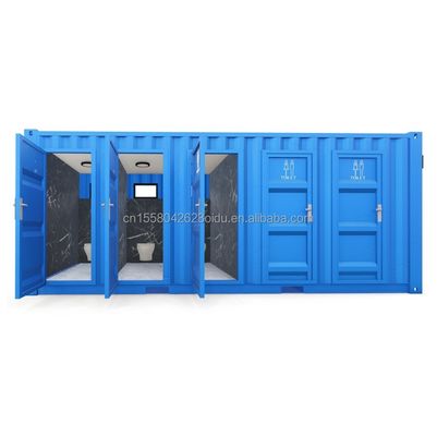 angepasste Farb-Vorgefertigte mobile tragbare Badezimmer Toilette für Außen Containerhaus Einheiten von Direct's Modern Modular