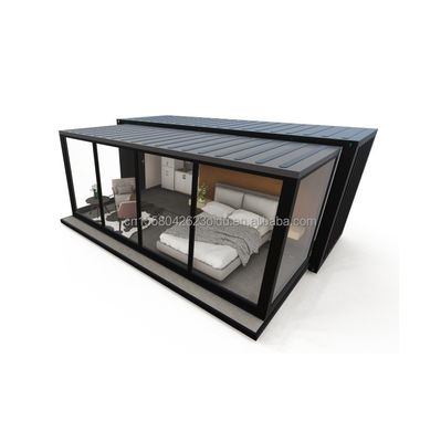 angepasste Farbe EU Portable 20ft erweiterbares Containerhaus für Paare oder Hotels und Aluminiumlegierung Fenster