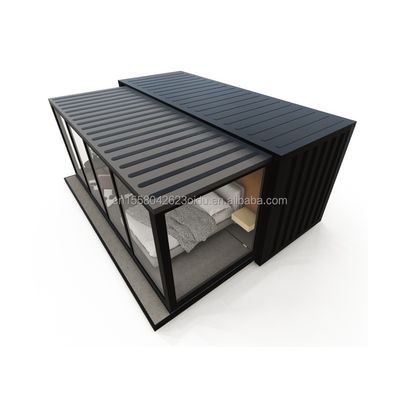 angepasste Farbe EU Portable 20ft erweiterbares Containerhaus für Paare oder Hotels und Aluminiumlegierung Fenster
