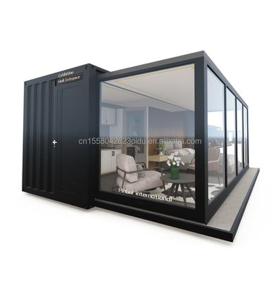 angepasste Farbe EU Portable 20ft erweiterbares Containerhaus für Paare oder Hotels und Aluminiumlegierung Fenster