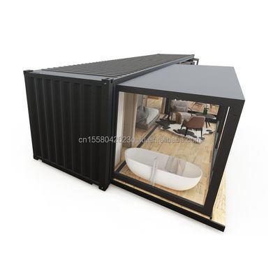 angepasste Farbe EU Portable 20ft erweiterbares Containerhaus für Paare oder Hotels und Aluminiumlegierung Fenster