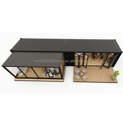 Modernes Design Individuell EU-Standard Prefab Container Haus Stahl Klappbehälter 2 Schlafzimmer Häuser Hotels Toiletten