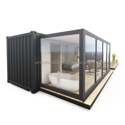 Modernes Design Individuell EU-Standard Prefab Container Haus Stahl Klappbehälter 2 Schlafzimmer Häuser Hotels Toiletten