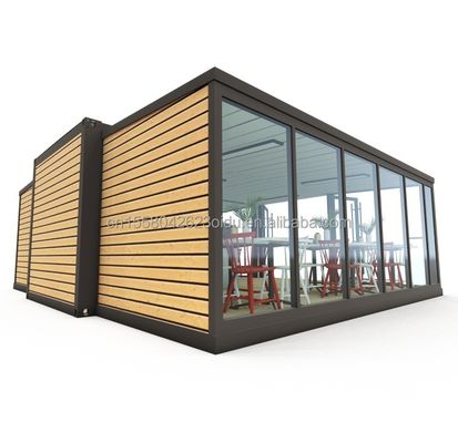 Aluminiumlegierung Fenster Moderne 40ft 20ft Stahl Container Module für die schnelle Montage Home Expansion Mall Coffee Shop