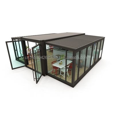 Aluminiumlegierung Fenster Moderne 40ft 20ft Stahl Container Module für die schnelle Montage Home Expansion Mall Coffee Shop