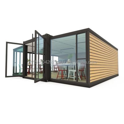 Aluminiumlegierung Fenster Moderne 40ft 20ft Stahl Container Module für die schnelle Montage Home Expansion Mall Coffee Shop