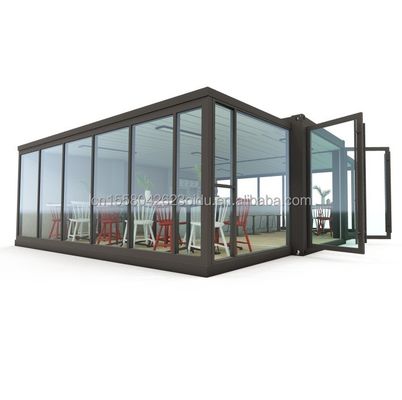 Aluminiumlegierung Fenster Moderne 40ft 20ft Stahl Container Module für die schnelle Montage Home Expansion Mall Coffee Shop