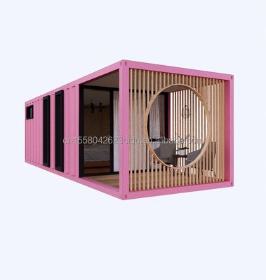 Aluminiumlegierung Fenster 3 Schlafzimmer Container Wohnung mit Verpackung und Wellen Sandwich-Panel Wände