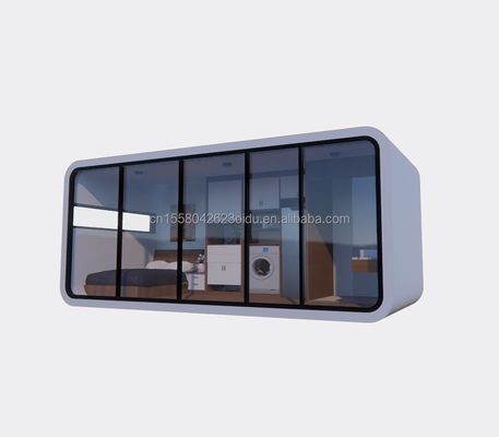 Modernes 20ft 40ft Prefab Haus Außen Kleines Pod Kaffeehaus Mobil funktionierende Apfelkabine-Populäre vorgefertigte Kabine Wohnung Wohnung