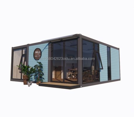 Verzinktes Stahlbogen 180g 20ft 40ft abnehmbar vorgefertigter Flat Pack Container Zuhause mit 2 Schlafzimmern für Hotel
