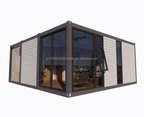 Verzinktes Stahlbogen 180g 20ft 40ft abnehmbar vorgefertigter Flat Pack Container Zuhause mit 2 Schlafzimmern für Hotel