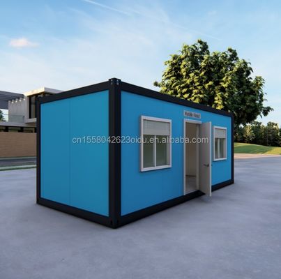 Erschwingliche 20ft/40ft Wand 50/75/100mm Welle Sandwich Panel Vorgefertigter Container Raum für moderne Familienwohnung