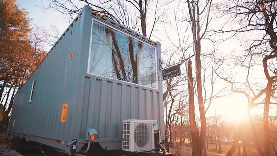 40ft Container Umwandlung für ein bequemes Familienhaus Schlafzimmer Wohnzimmer Küche und Bad inklusive