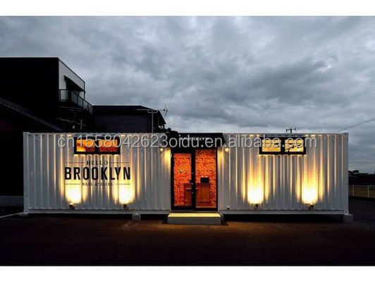 Flat Pack Container Hotel Modular Kleines Bewegliches Versandvermögen Portable Homes 2 Schlafzimmer Wohn Container Restaurant Container Häuser