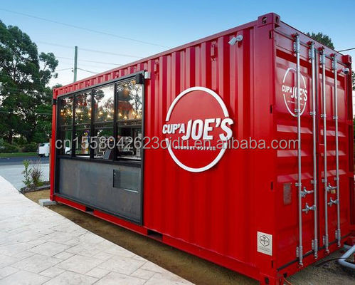 Flat Pack Container Hotel Modular Kleines Bewegliches Versandvermögen Portable Homes 2 Schlafzimmer Wohn Container Restaurant Container Häuser