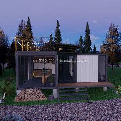 Stahlrahmen Galvanisiertes Stahl biegen 180g 20ft 40ft Bauernhaus Flat Package Container Schlafzimmer Küche Wohnzimmer Bad
