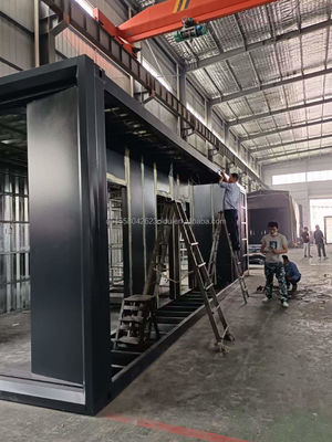 Farbige Medizinische Klinik Flat Pack Container für Isolationsraum Isolationsverkauf Weiß OEM Glaszeit Außen ROHS
