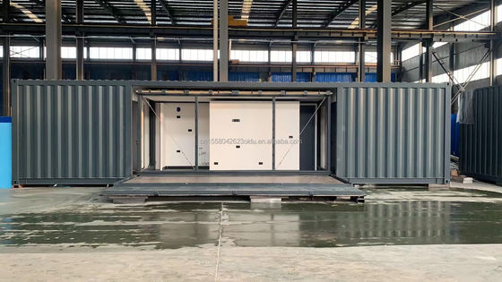 Farbige Medizinische Klinik Flat Pack Container für Isolationsraum Isolationsverkauf Weiß OEM Glaszeit Außen ROHS