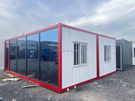 Farbige Medizinische Klinik Flat Pack Container für Isolationsraum Isolationsverkauf Weiß OEM Glaszeit Außen ROHS