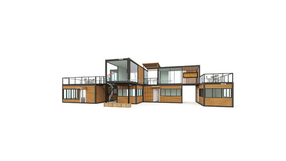 20ft/40ft individuell angepasste Farbkombination Container Raum für den Verkauf Booth Kaffeeshop Wachraum Büro Bar