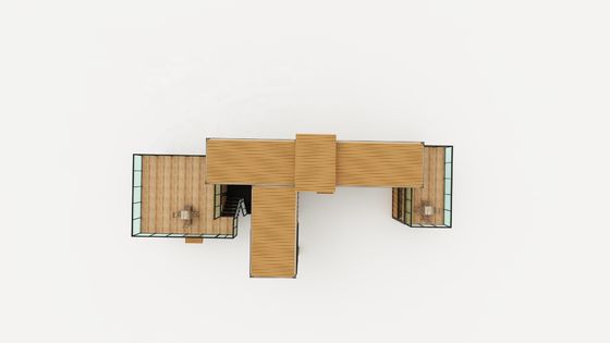 20ft/40ft individuell angepasste Farbkombination Container Raum für den Verkauf Booth Kaffeeshop Wachraum Büro Bar